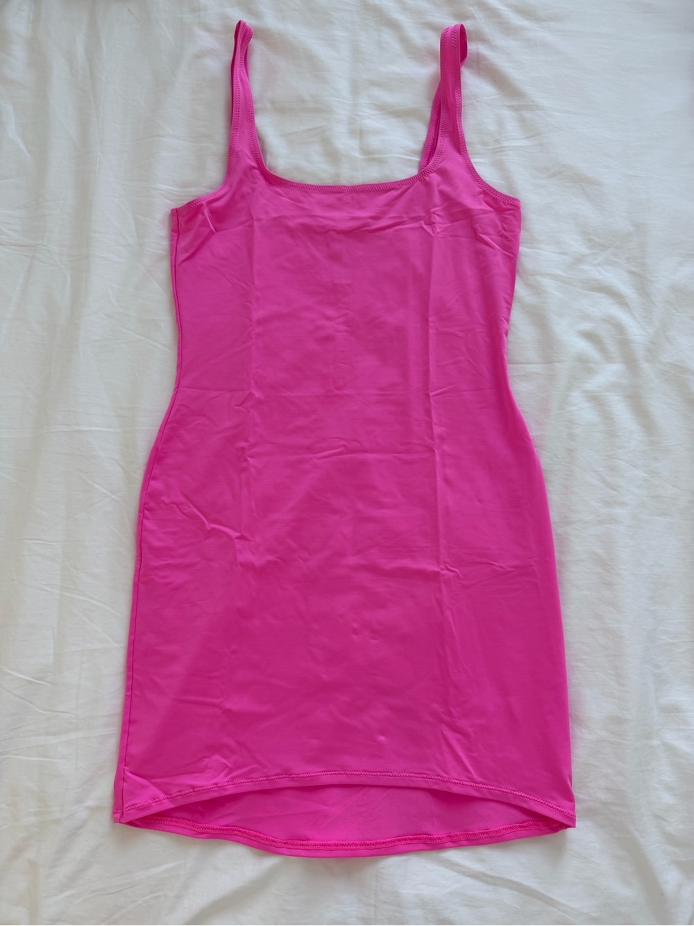 Skims SwimPink Stretch Tank Dress — Women's Slim Fit